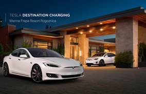 Destination charging: Tesla charger in Marina Frapa